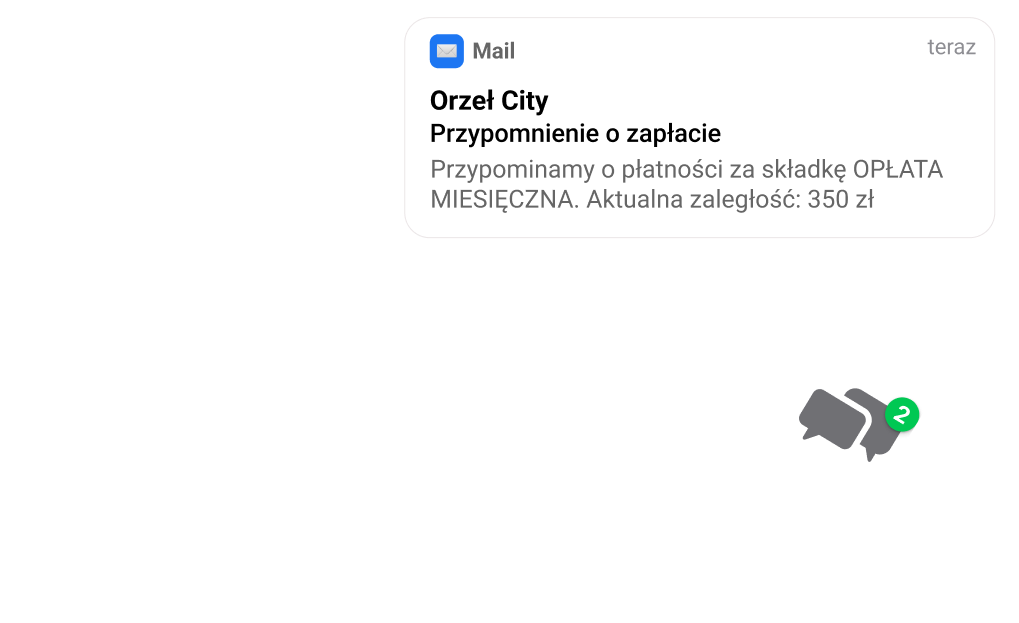 Wiadomości sms/e-mail