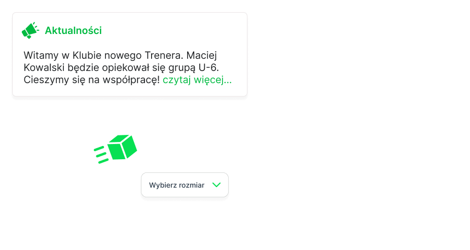 Klubowe ogłoszenia i strona www