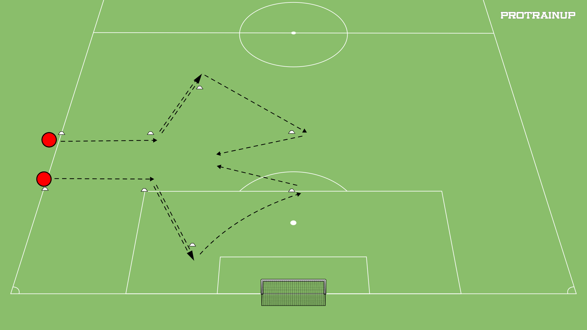 Warm up without ball (jog-skips etc.-jog)