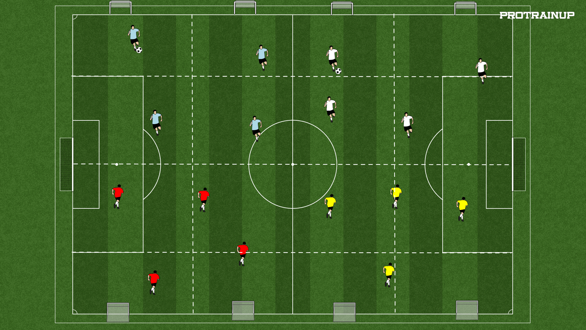 FD Różne rodzaje małych gier 4x4